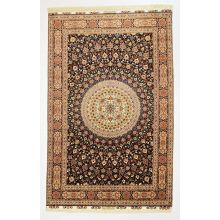  TABRIZ EX.FINE TRAMA SETA FIRMATO GOLZAR - 305X198